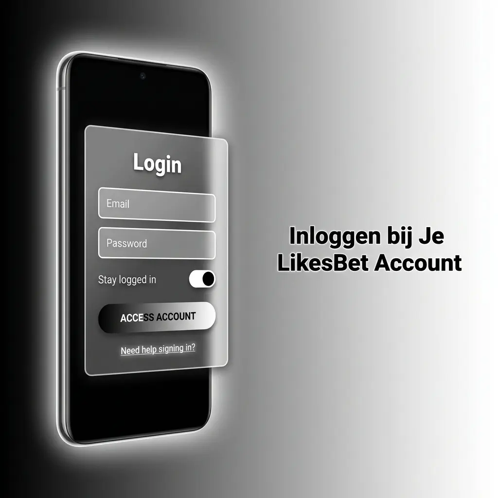 Inloggen bij je LikesBet account op website of app