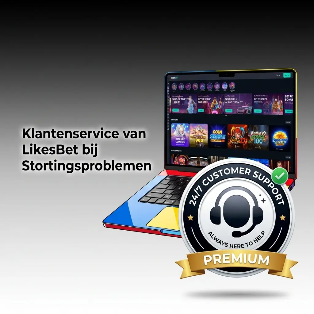 Klantenservice medewerker van LikesBet die helpt met stortingsproblemen