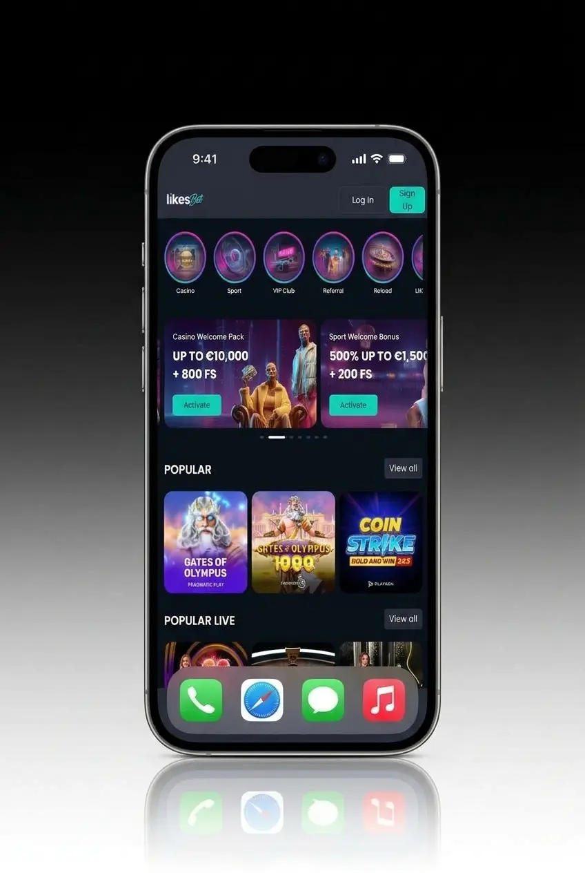 LikesBet iOS app installatie via Safari