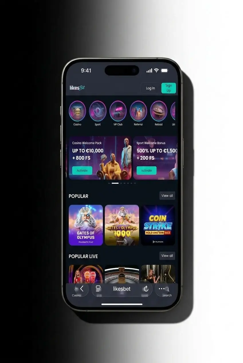 LikesBet webapplicatie installeren op iOS