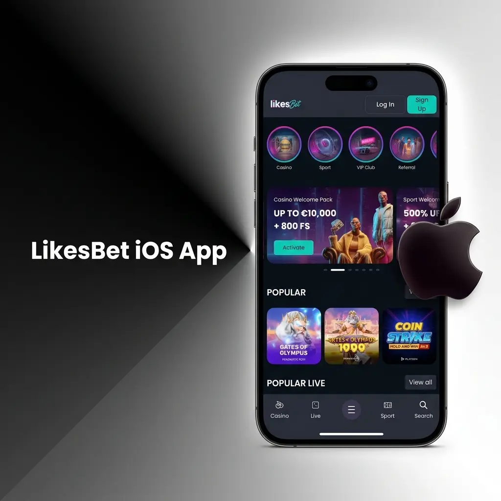 LikesBet iOS app op iPhone en iPad