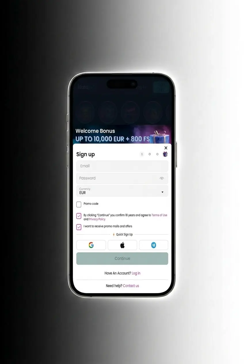 Weddenschap plaatsen via de LikesBet app