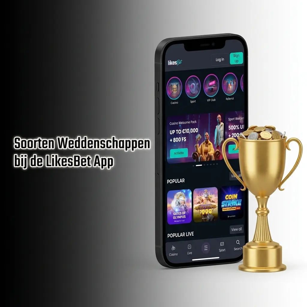 Overzicht van weddenschapstypen in de LikesBet app